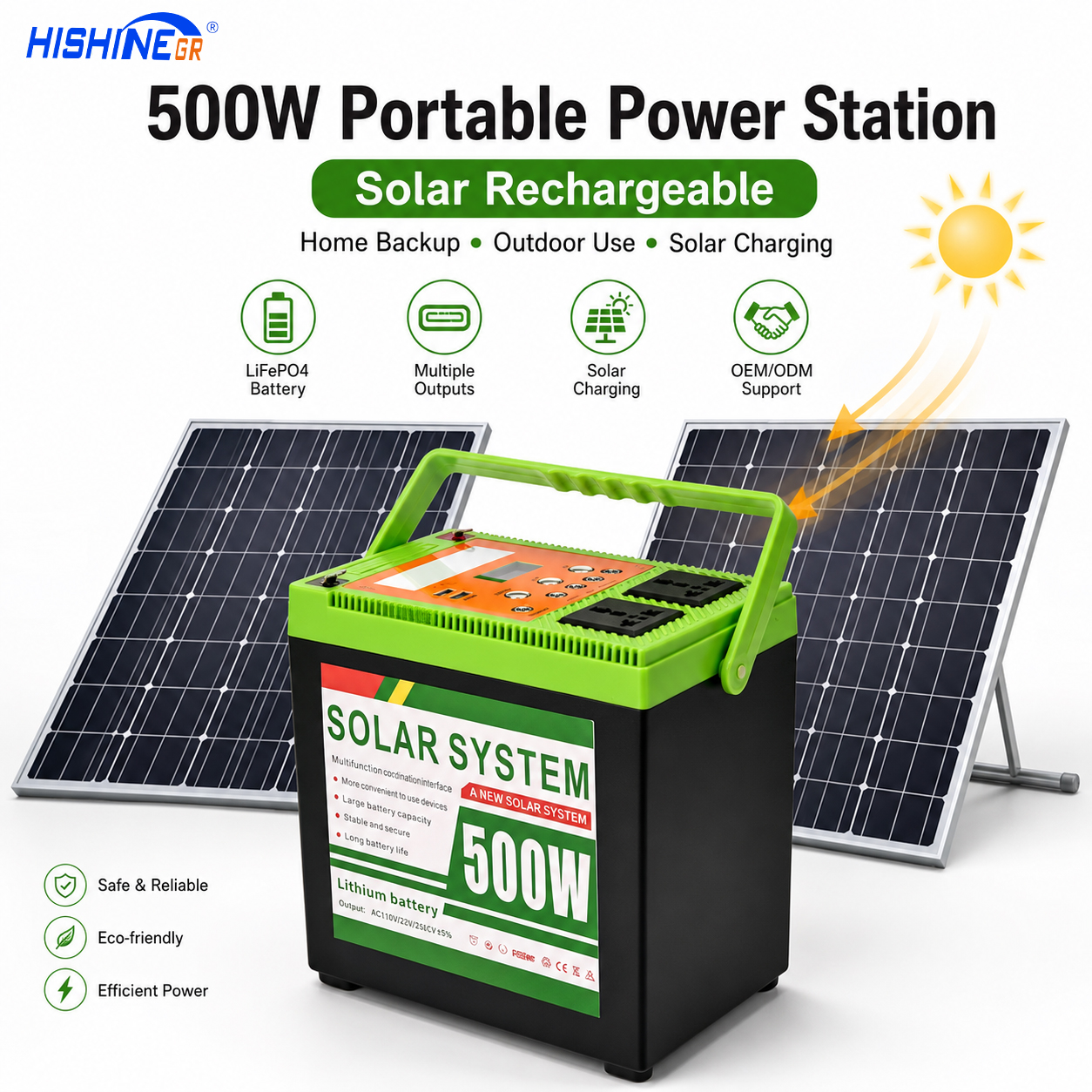 500W Portable Power Station 