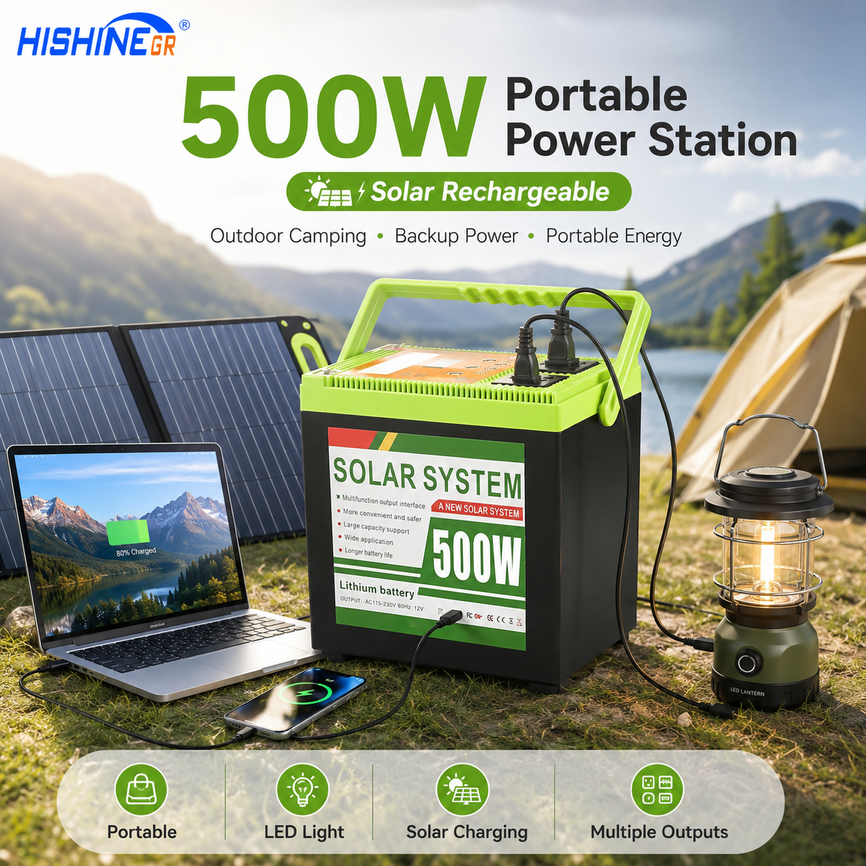500W Portable Power Station 