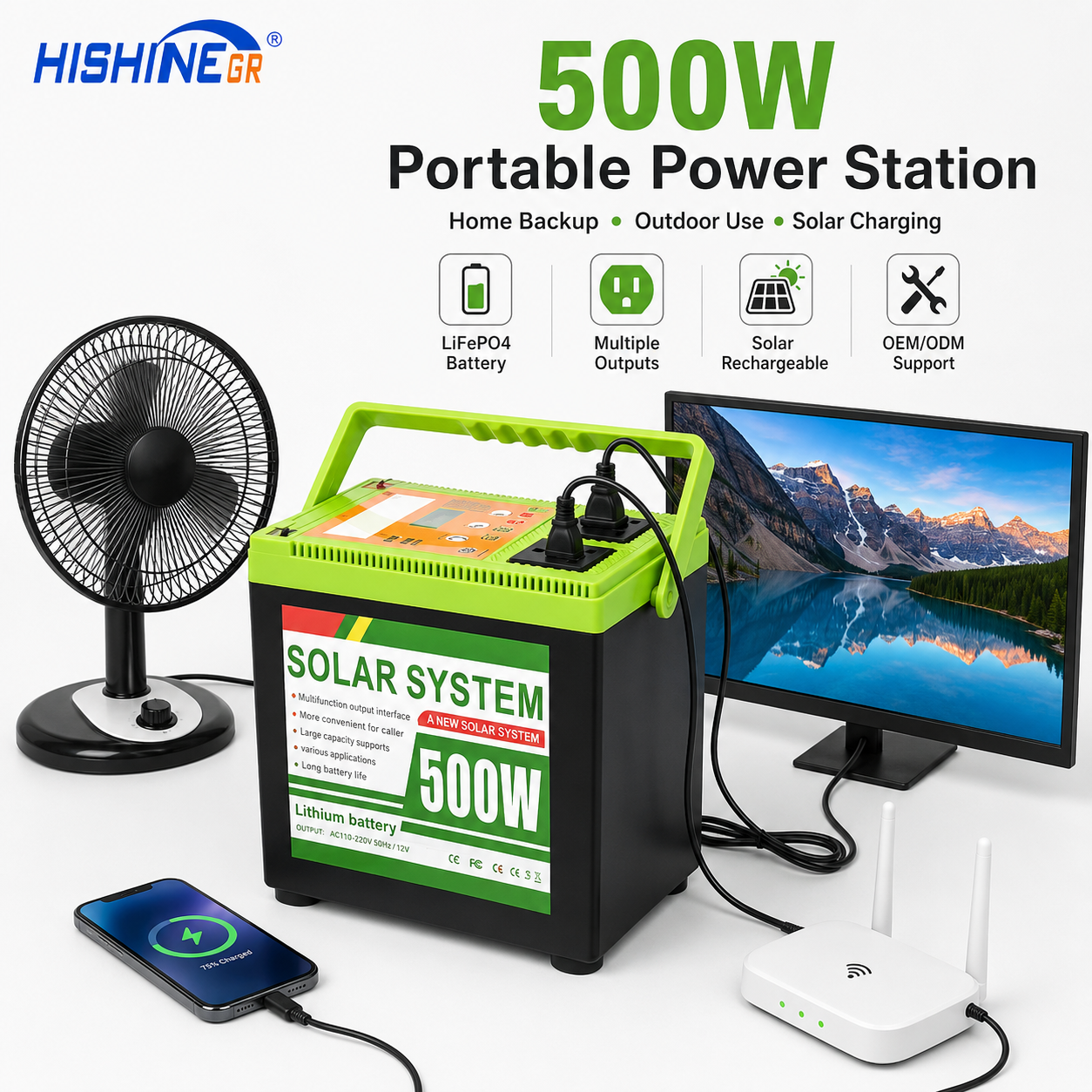 500W Portable Power Station 