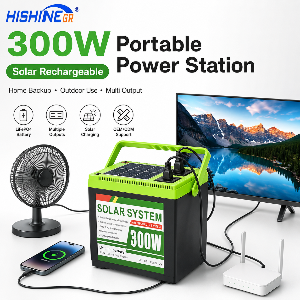 300W Portable Power Station 