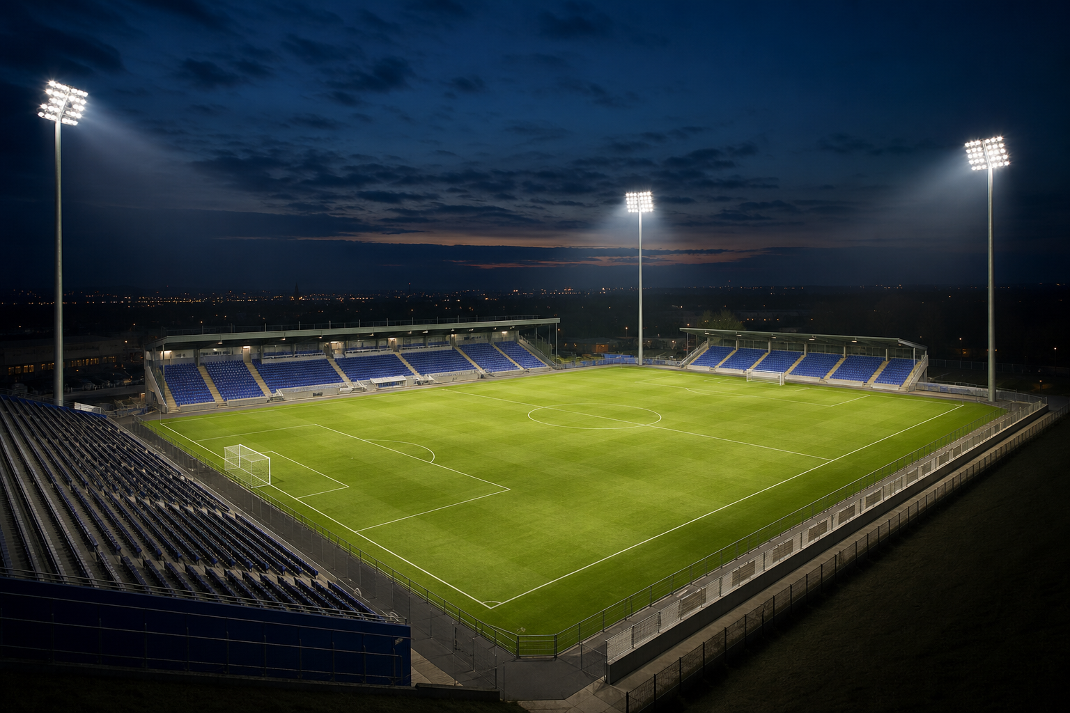 LED Stadium Lighting Design: Lux, Uniformity, Pole Height & Glare