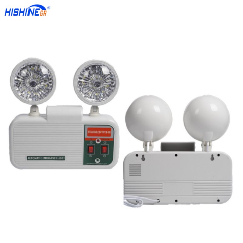 Twin Head LED Emergency Light | Wide Voltage | Hishine